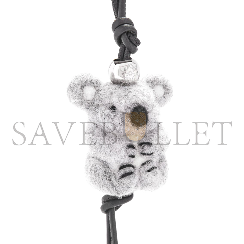 L0ew* koala charm in felt and calfskin ca36232x33